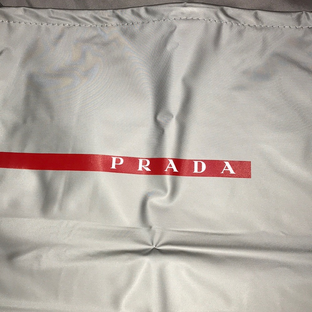 Prada Medium Vinyl Drawstring Dust/Storage Bag - image 6
